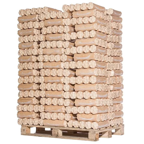Houtbriketten – 100% naaldhout – pallet van 960 kg