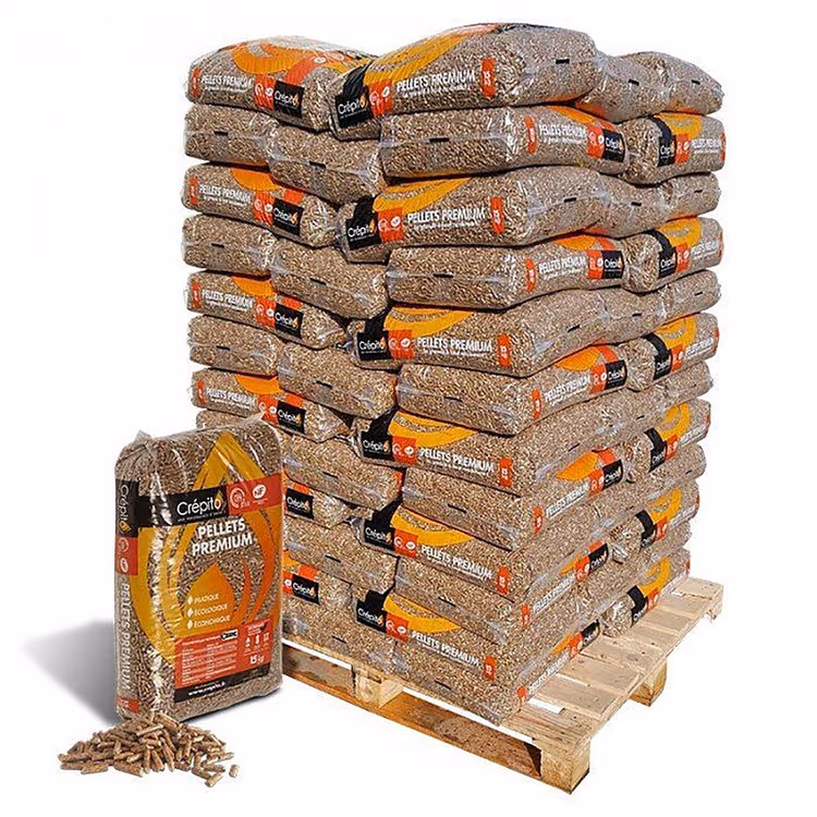 BADGER houtpellets — 1/2 Pallet van 36 zakken van 15 kg