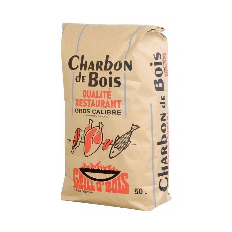 GRILLO’BOIS vaste houtskool per 50 l