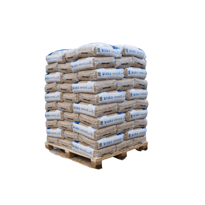 ISKO houtpellets – Pallet van 70 zakken 1050 kg
