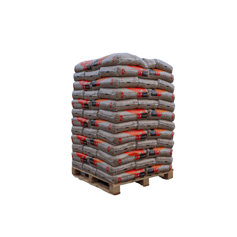 Crépito houtpellets (pallet van 72 zakken – 1080 kg)