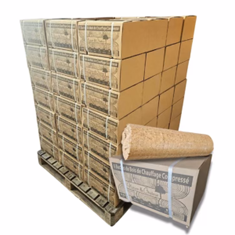 Confort houtbriketten — Pallet van 960 kg — Hard loofhout en naaldhout