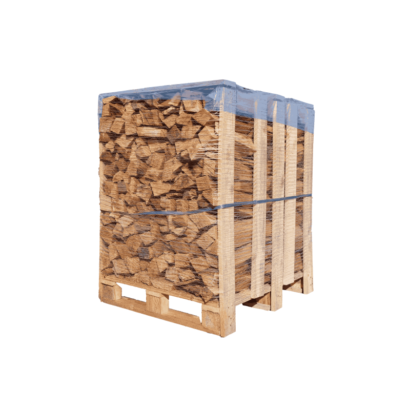 Brandhout voor barbecues – 1 stère op pallet – ovengedroogd gemengd loofhout