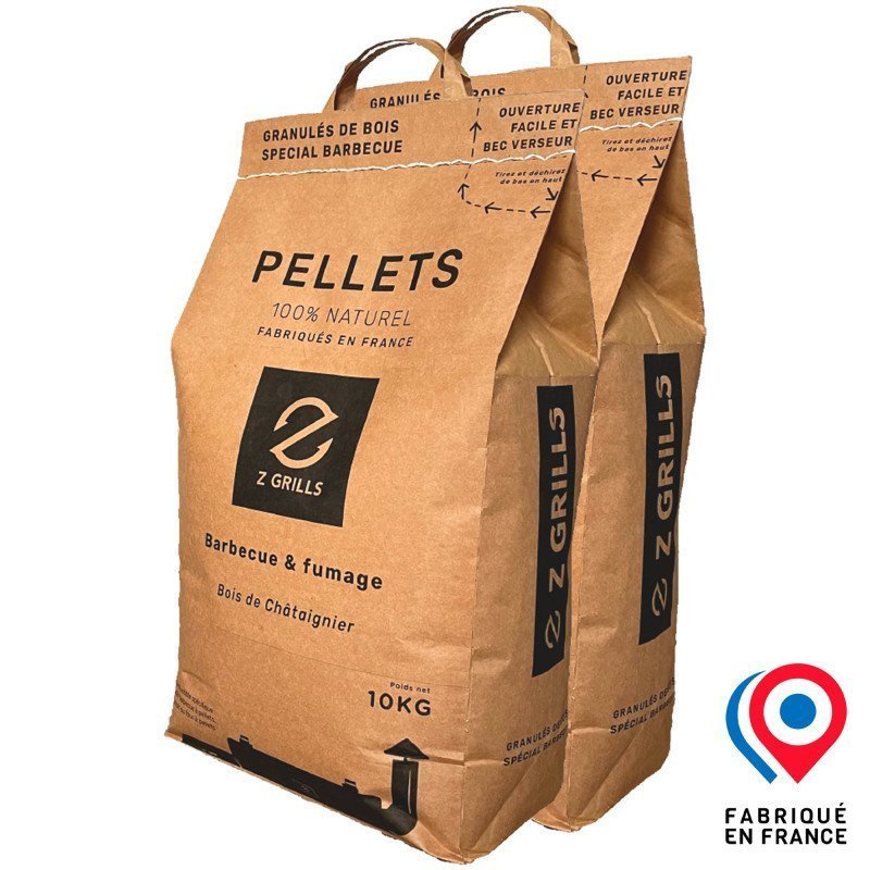 ZGRILLS – Pellet voor barbecue & roken – Set van 2 zakken